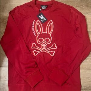 Psycho Bunny Vibrant Red Crewneck